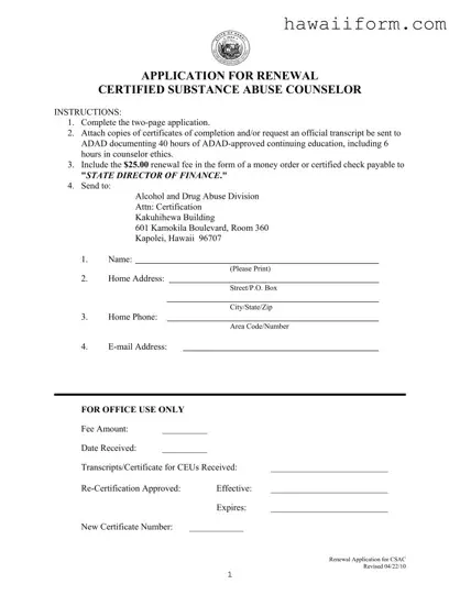 Get Renewal Csac Template